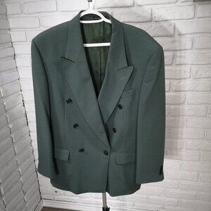 Huntingdon Worsted Men's Size 38 Short Sage Green Made in Canada Sports Coat